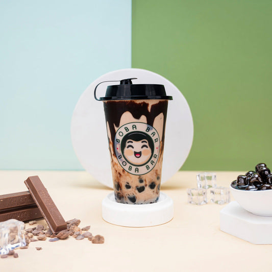 Kit Kat Bubble Tea with Ice Cream & Flakes - Boba Bar