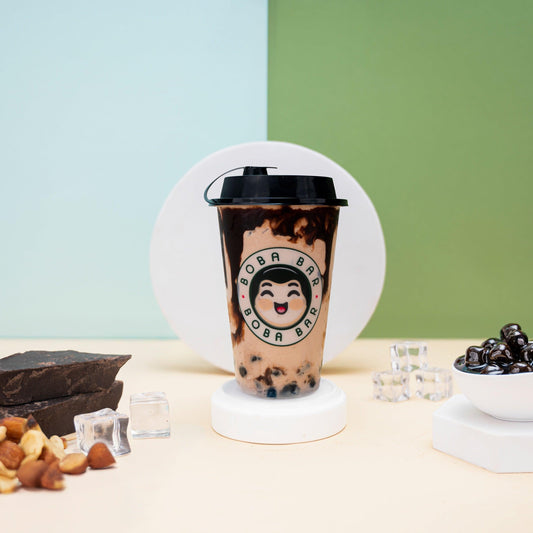 Nutty Chocolate Bubble Tea with Belgian Ice Cream - Boba Bar