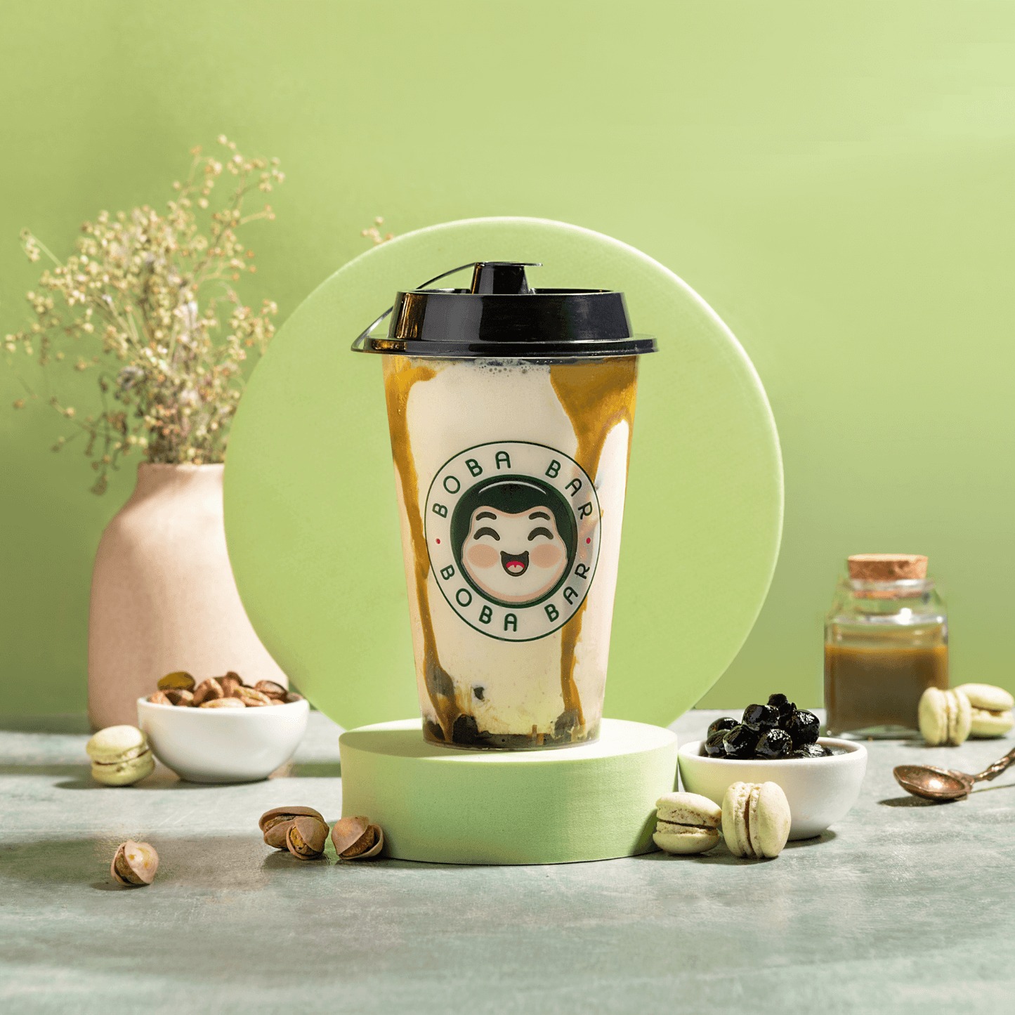 Pistachio Bubble Tea – Creamy, Nutty & Refreshing