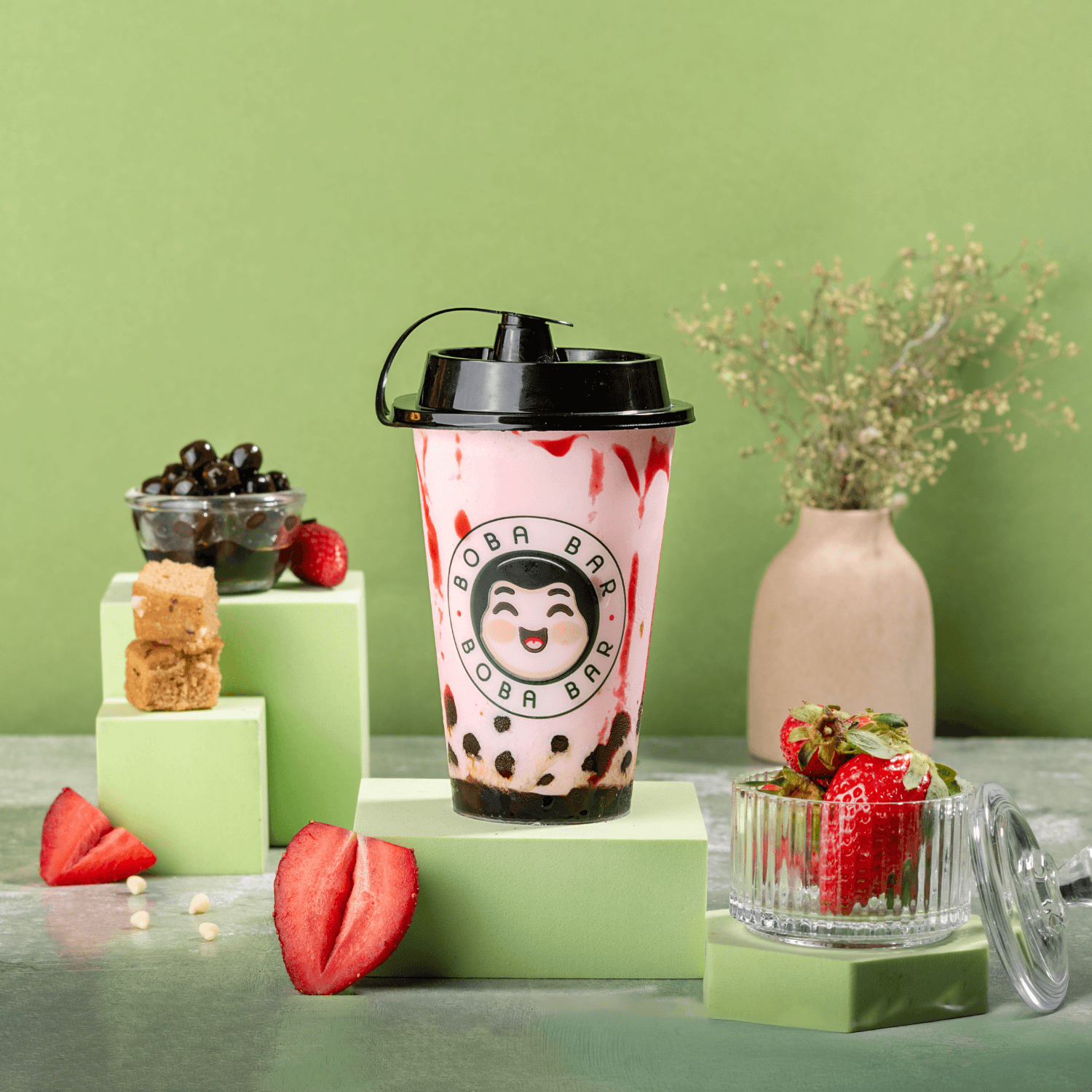 Strawberry Bubble Tea Fresh – Fruity & Refreshing